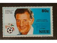 Niue 1990 Sports / Football / Personalities / Fritz Walter MNH