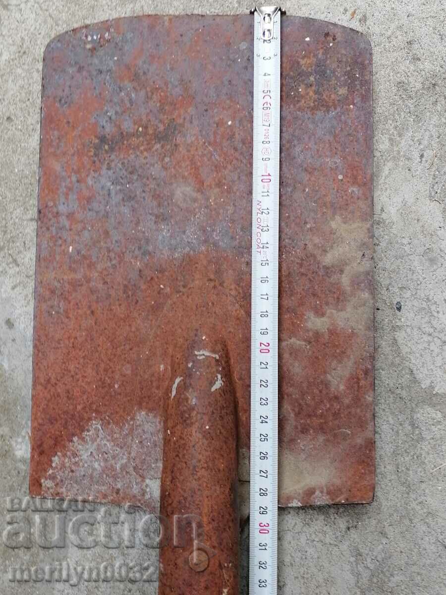 Old Shovel with wrought iron handle - 6 Old Shovel with wrought iron handle - 6