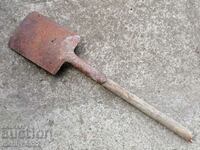 Old Shovel with wrought iron handle