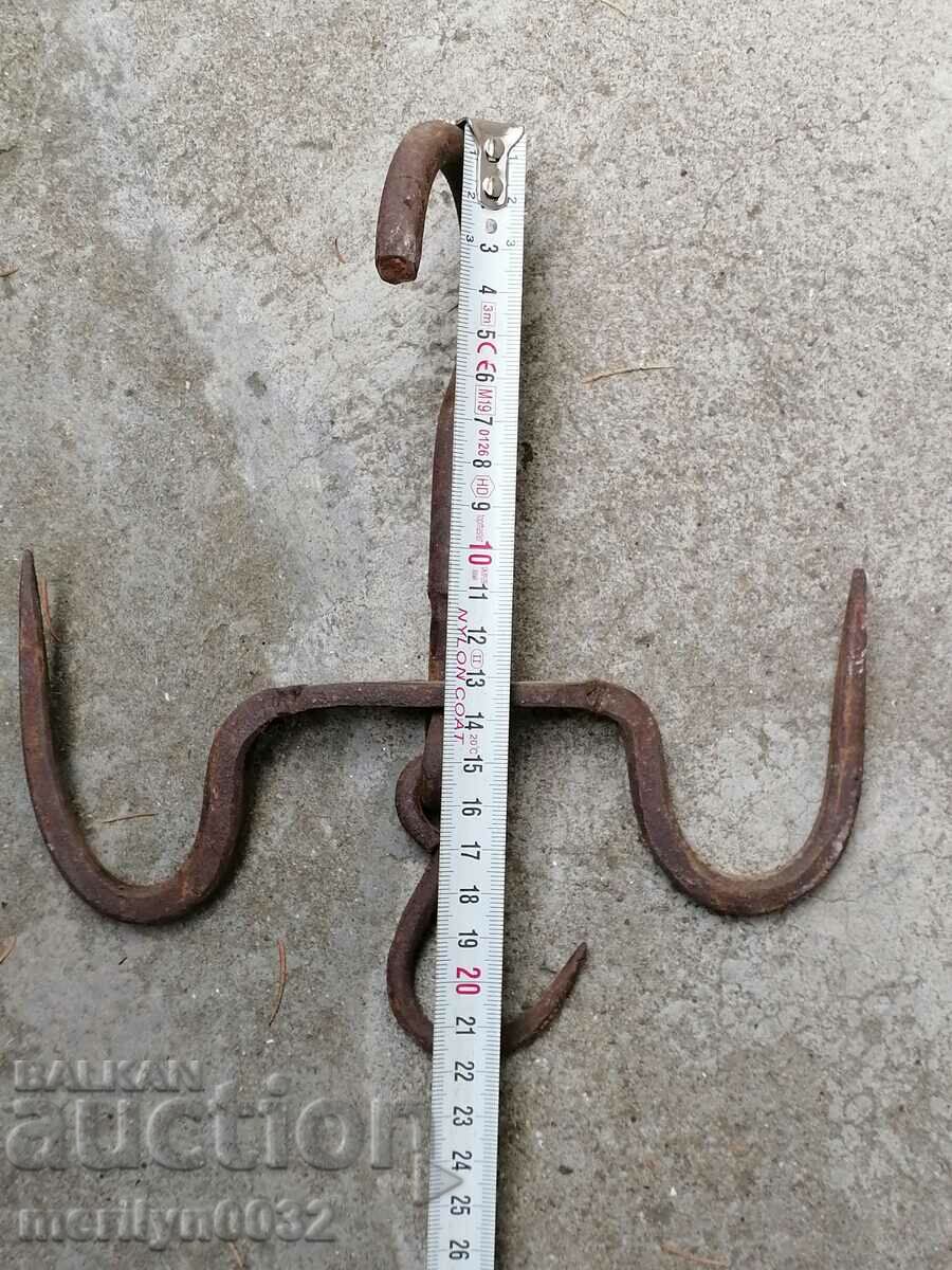 Forged buttock, hook, wrought iron with price 35.00 BGN | € 17.90 Forged buttock, hook, wrought iron with price 35.00 BGN | € 17.90
