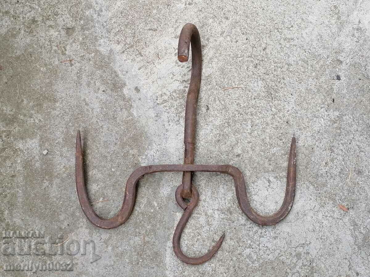 Forged buttock, hook, wrought iron - 5 Forged buttock, hook, wrought iron - 5