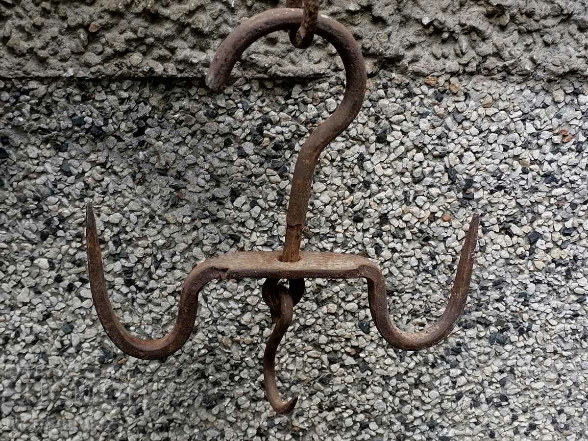 Forged buttock, hook, wrought iron - 6 Forged buttock, hook, wrought iron - 6