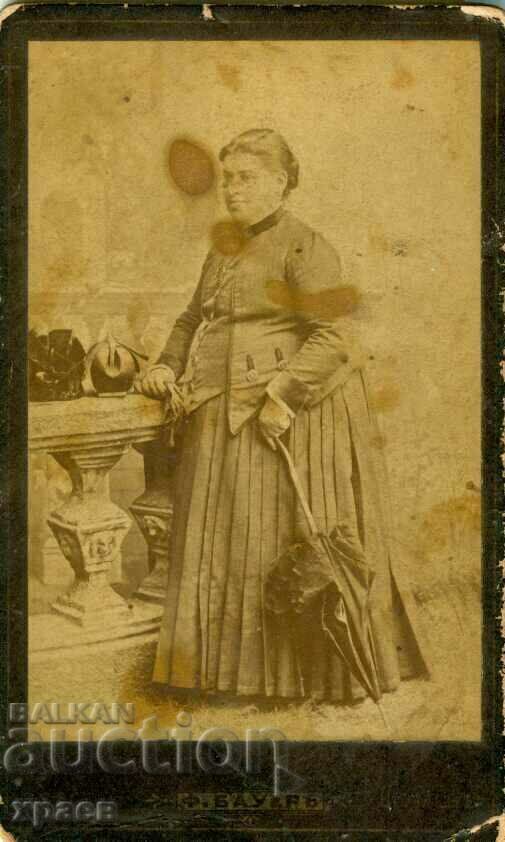 OLD PHOTOGRAPHY - CARDBOARD - F. BAUER - RUSE - M0231 OLD PHOTOGRAPHY - CARDBOARD - F. BAUER - RUSE - M0231