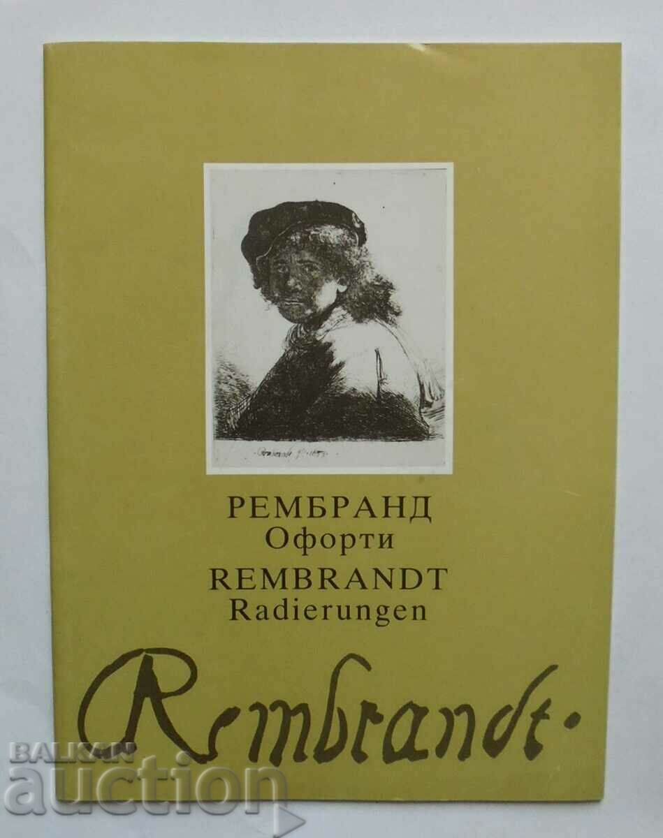 Rembrandt. Etchings - Hermann Filitz, Marta Stamenova 1988