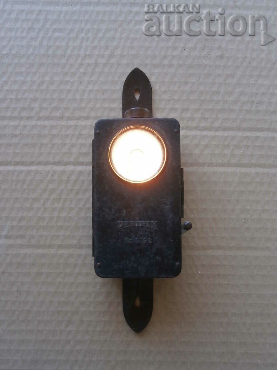 Lanterna comandantului Wehrmacht Lanterna Pertrix No.679L WW2 WWII