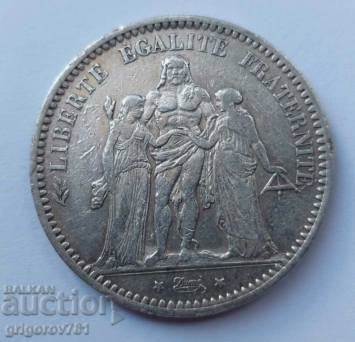 5 franci argint Franța 1873 A - monedă de argint # 46 cu preț 67.00 BGN | € 34.26 5 franci argint Franța 1873 A - monedă de argint # 46 cu preț 67.00 BGN | € 34.26