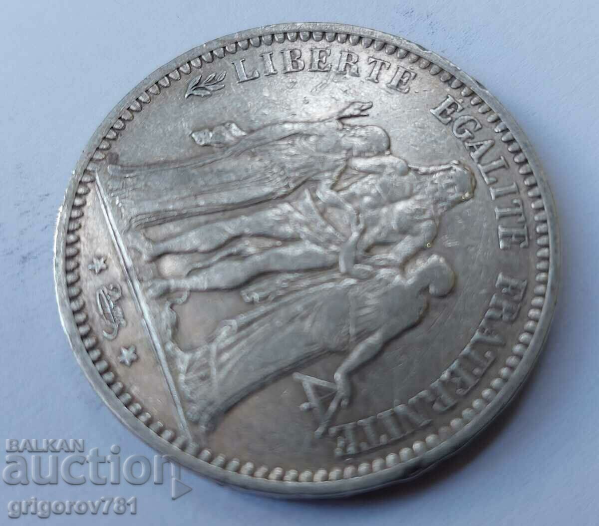 5 franci argint Franța 1873 A - monedă de argint # 46 - 7 5 franci argint Franța 1873 A - monedă de argint # 46 - 7