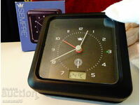 Австрийски настолен часовник,аларма,градуси,дата.