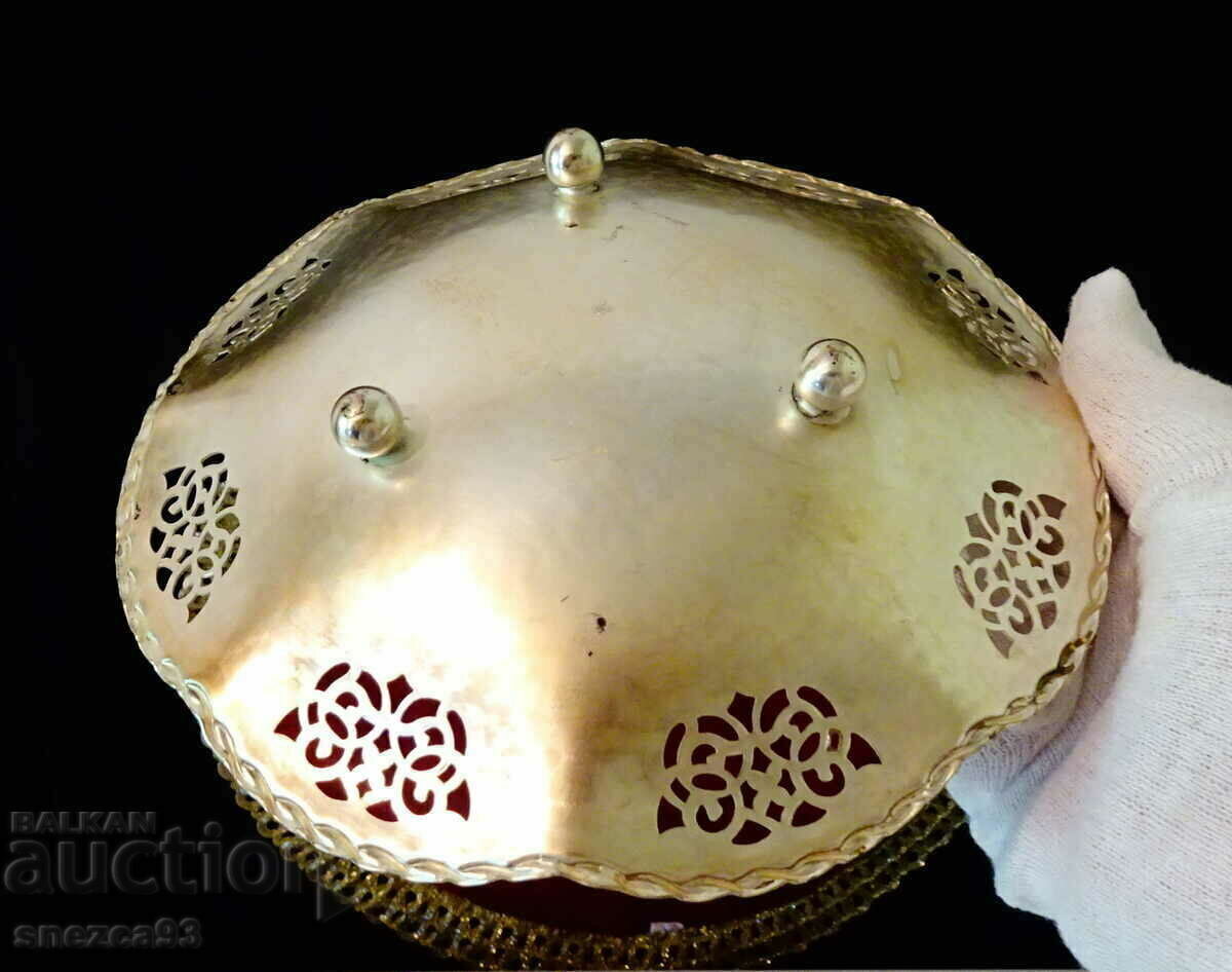 Silver-plated Quist fruit bowl, marked. - 5 Silver-plated Quist fruit bowl, marked. - 5