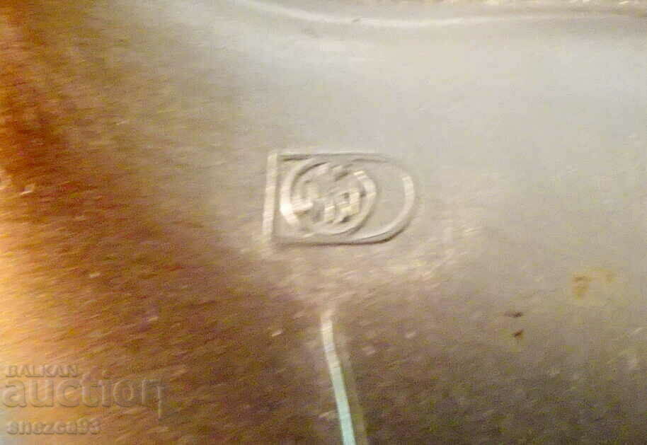 Frunza de cutie de ciocolata placata cu argint Quist, marcata. - 6 Frunza de cutie de ciocolata placata cu argint Quist, marcata. - 6