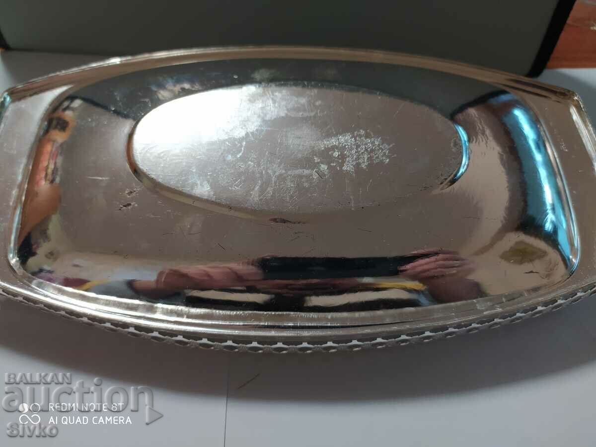 Tray, the fruit bowl looks like silver-plated - 6 Tray, the fruit bowl looks like silver-plated - 6