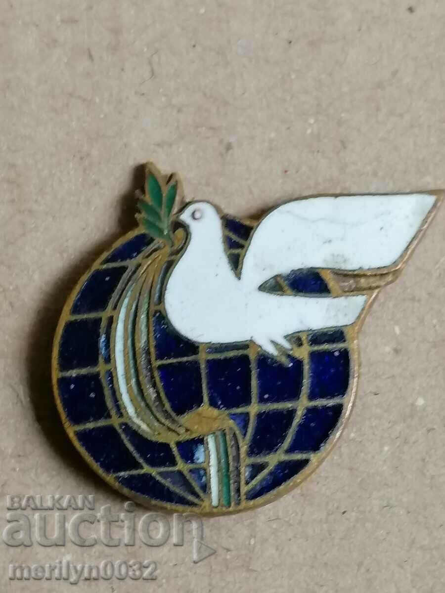 Bulgarian Breastplate For peace on the planet medal badge - 5 Bulgarian Breastplate For peace on the planet medal badge - 5