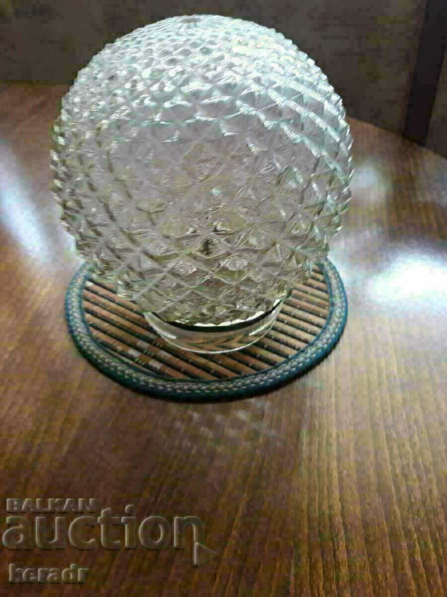 Corp din sticlă veche, retro, din anii 70.