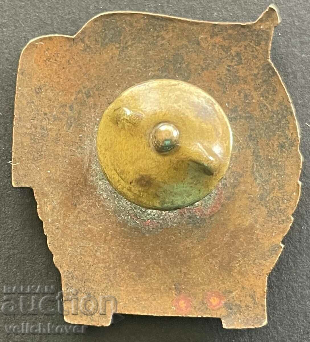 32522 Ecuson Bulgaria Excelent șurub de email al Ministerului de Interne cu preț 8.00 BGN | € 4.09