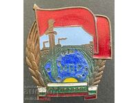 32522 Bulgaria badge Excellent Ministry of Interior enamel screw