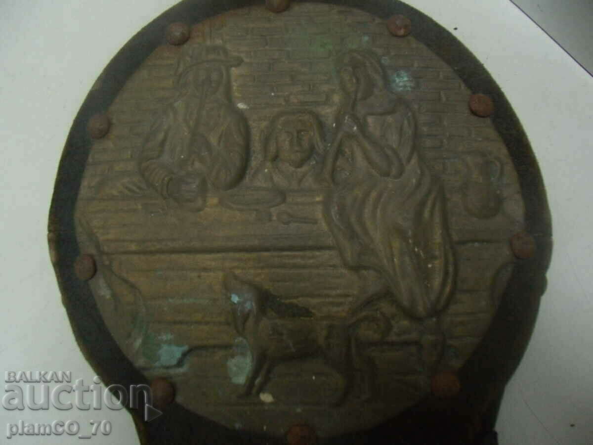 Delivery of № * 6345 old bellows - wood, metal, leather Delivery of № * 6345 old bellows - wood, metal, leather