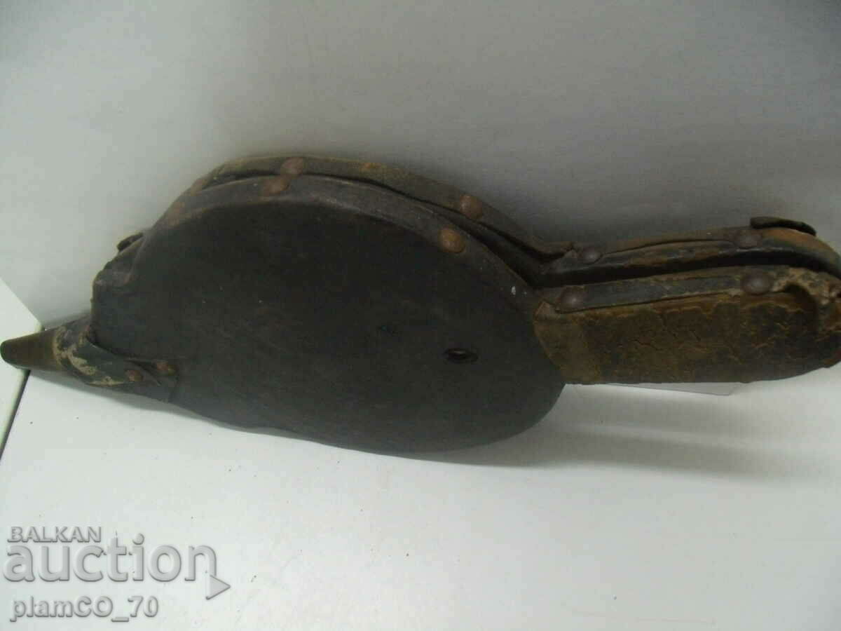 № * 6345 old bellows - wood, metal, leather - 5 № * 6345 old bellows - wood, metal, leather - 5
