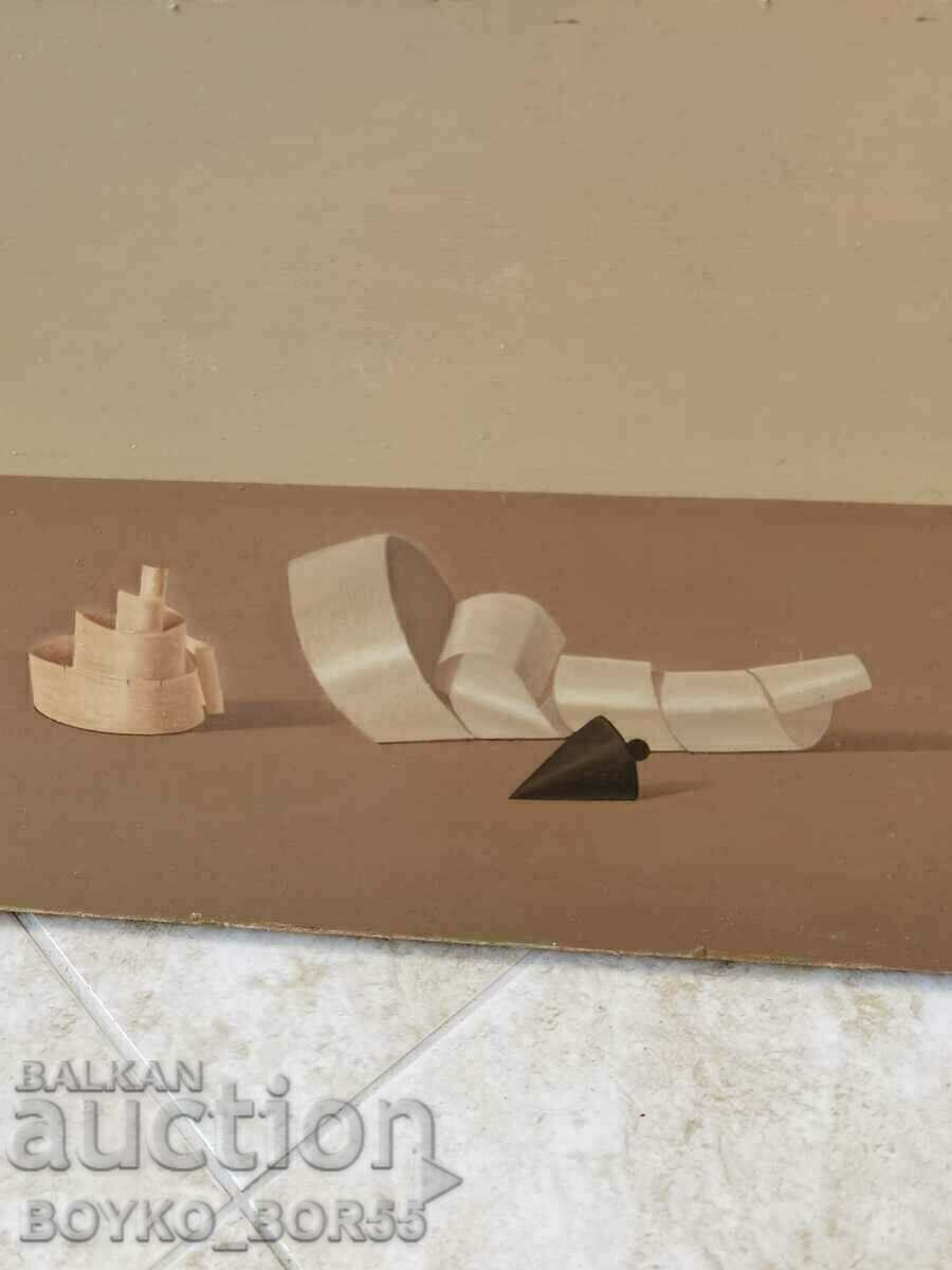 Pictură a artistului rus Stoycho Rusinov (1943-2020) cu preț 490.00 BGN | € 250.53 Pictură a artistului rus Stoycho Rusinov (1943-2020) cu preț 490.00 BGN | € 250.53