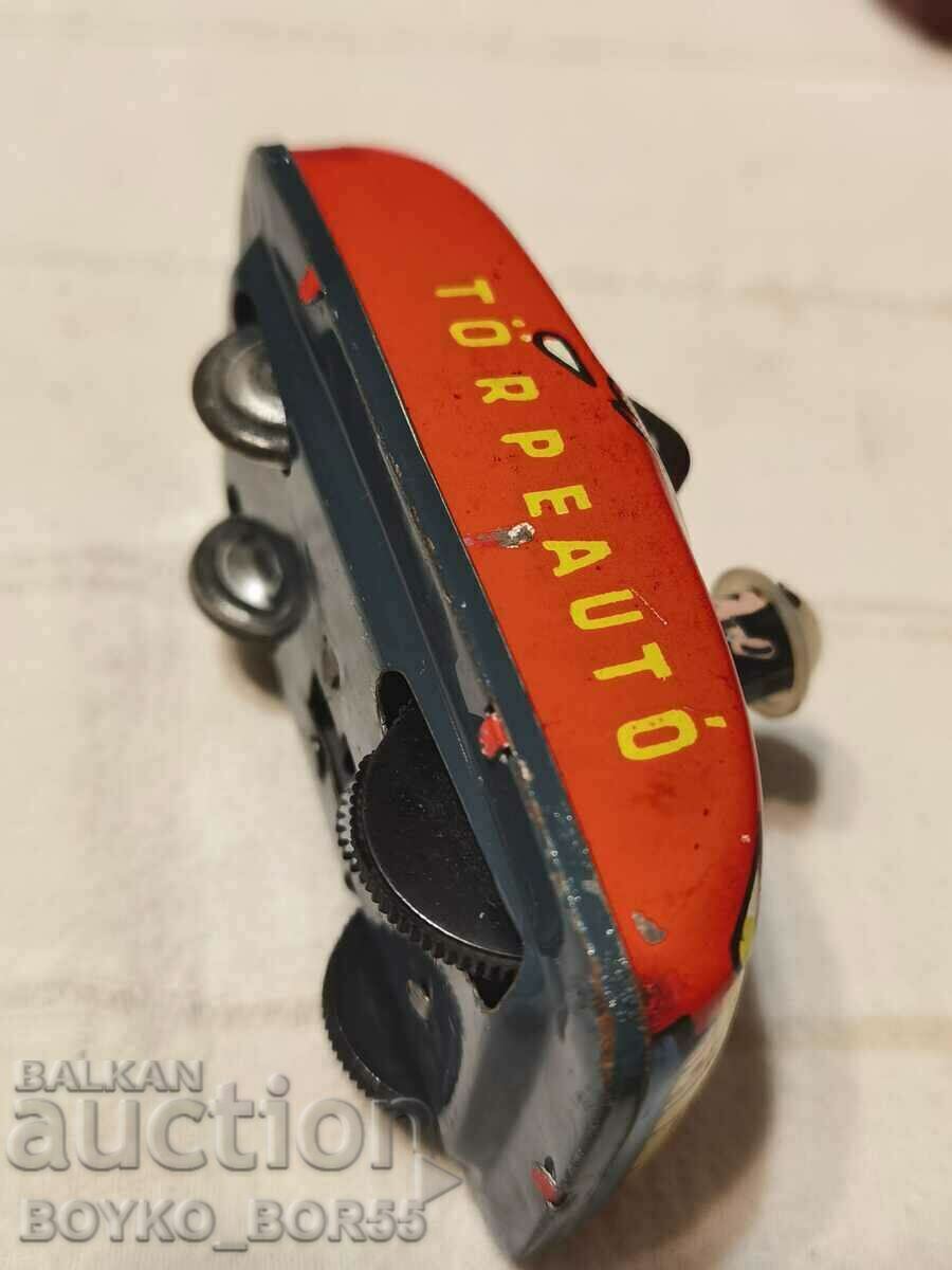 Auction Hungarian Soc Children's Mechanical Trolley Toy 1970s Auction Hungarian Soc Children's Mechanical Trolley Toy 1970s