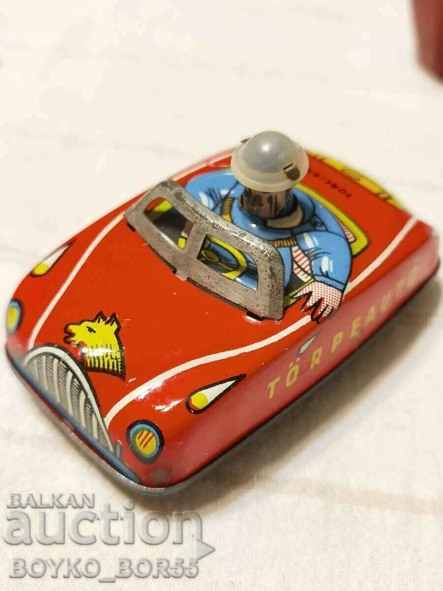 Hungarian Soc Children's Mechanical Trolley Toy 1970s - 6 Hungarian Soc Children's Mechanical Trolley Toy 1970s - 6