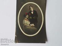 Стара картичка влюбени 1912 марка    К 359