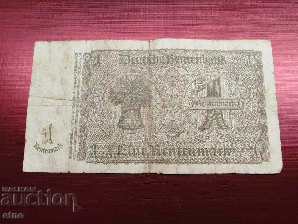 1 stamp 1937 Germany, banknote with price 10.00 BGN | € 5.11