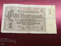1 stamp 1937 Germany, banknote