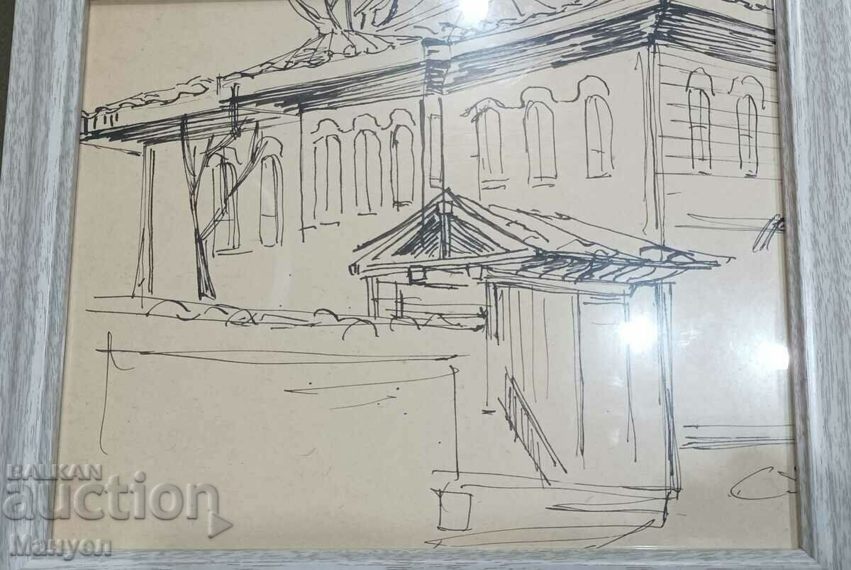 I'm selling a painting, ink. with price 19.00 BGN | € 9.71