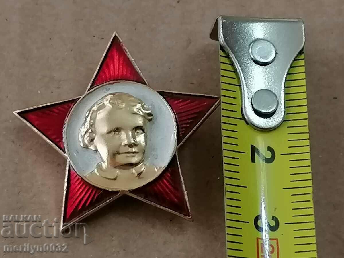 Auction Badge Volodya Ulyanov USSR medal badge Auction Badge Volodya Ulyanov USSR medal badge