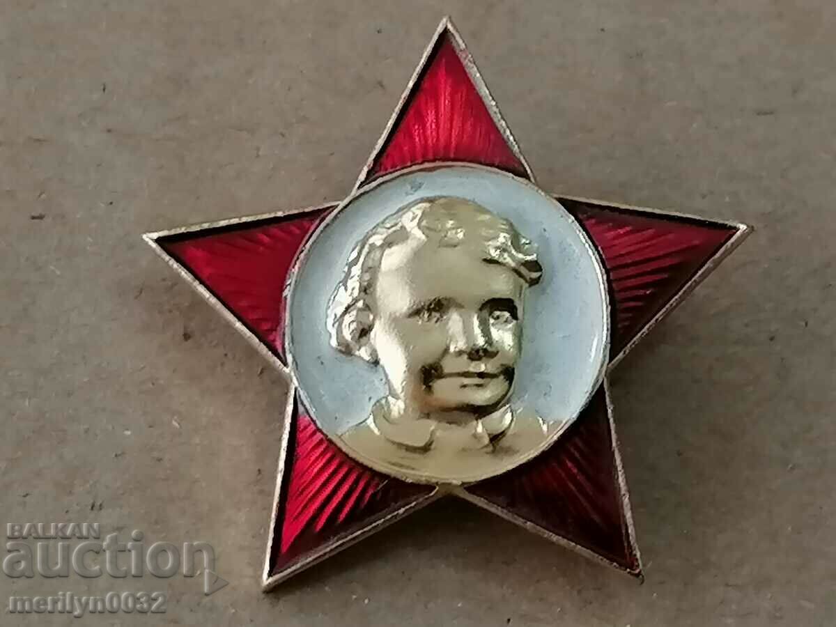 Badge Volodya Ulyanov USSR medal badge - 5 Badge Volodya Ulyanov USSR medal badge - 5