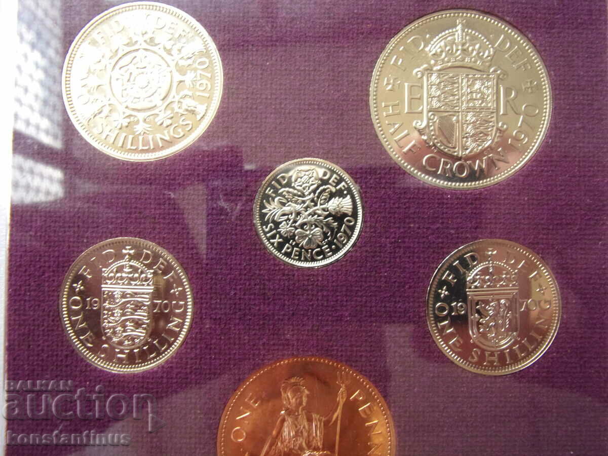 Аукцион Англия  Сет  1970  UNC  Rare