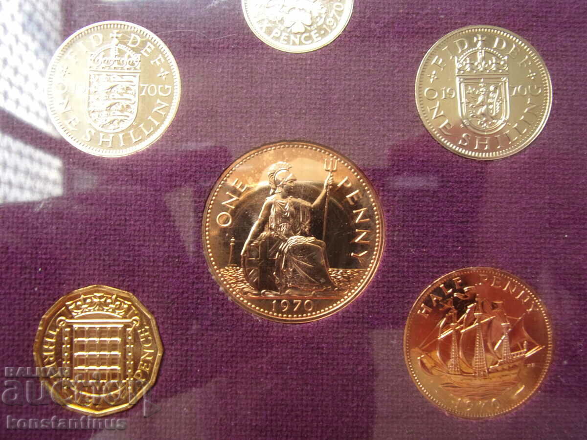 Доставка на Англия  Сет  1970  UNC  Rare