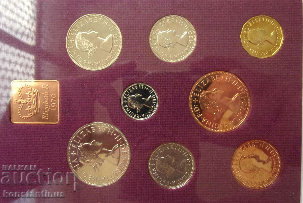 Англия  Сет  1970  UNC  Rare - 5