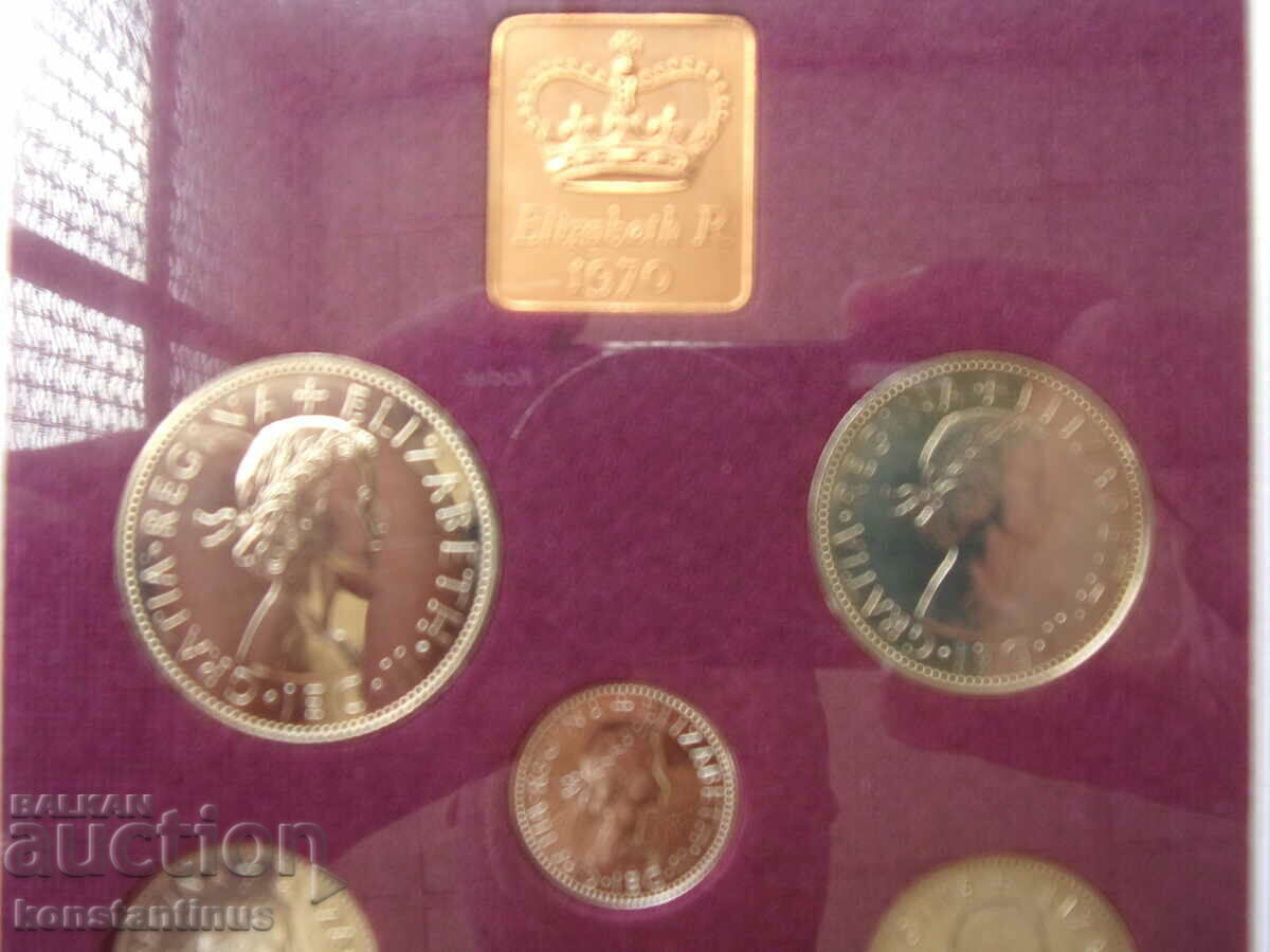 Англия  Сет  1970  UNC  Rare - 6