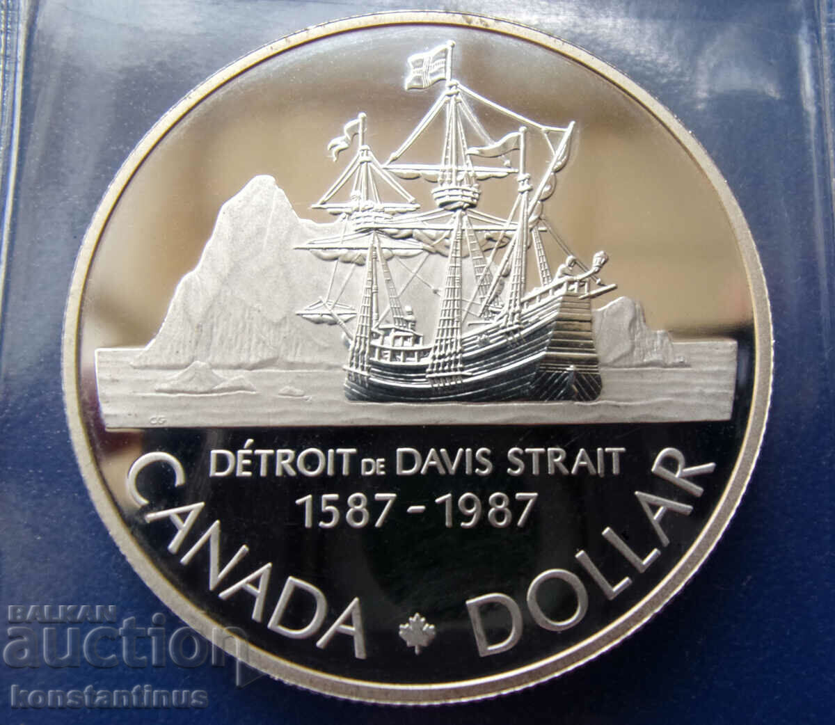 Canada 1 Dollar 1987 UNC PROOF Rare