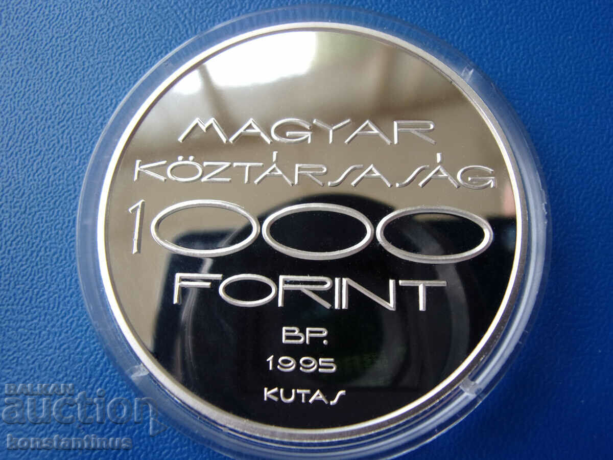 Унгария  100  Форинта  1995  UNC PROOF  Rare с цена € 48.57 | 94.99 лв.