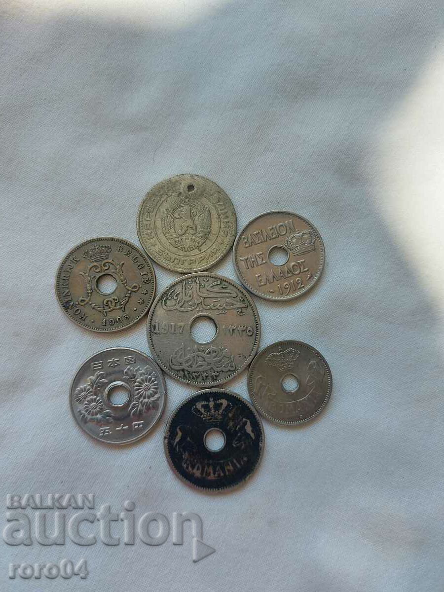 COINS WITH HOLES - 5 COINS WITH HOLES - 5