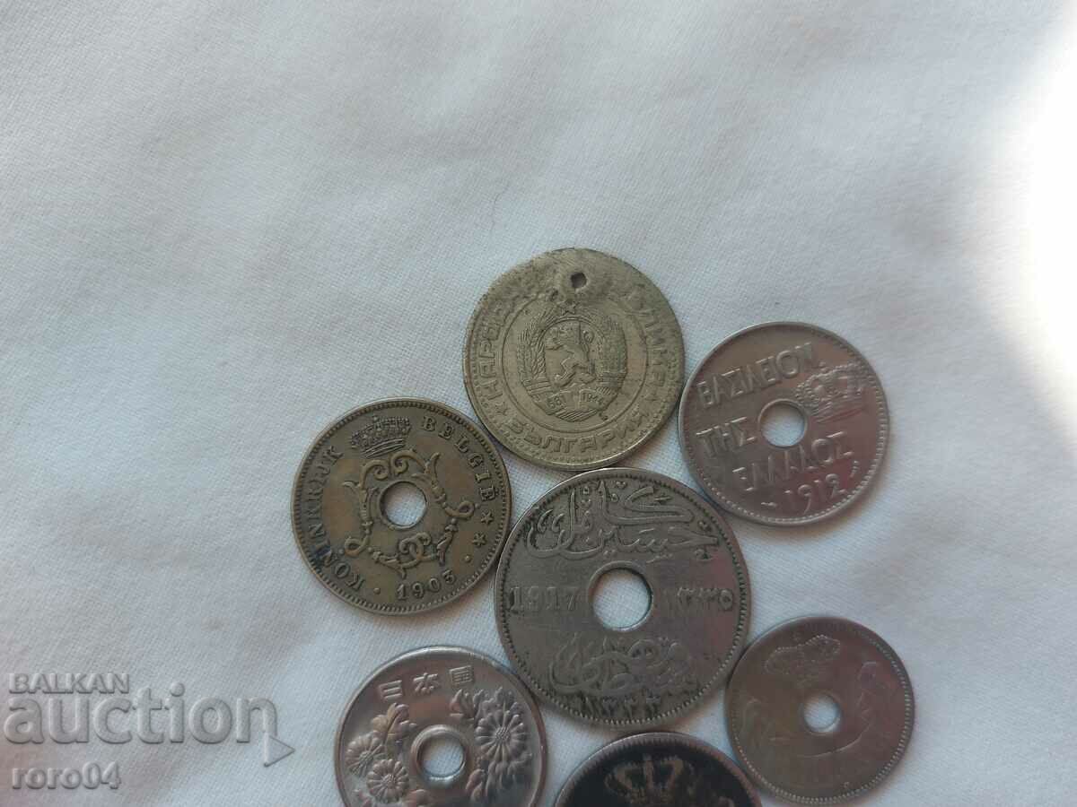 COINS WITH HOLES - 6 COINS WITH HOLES - 6