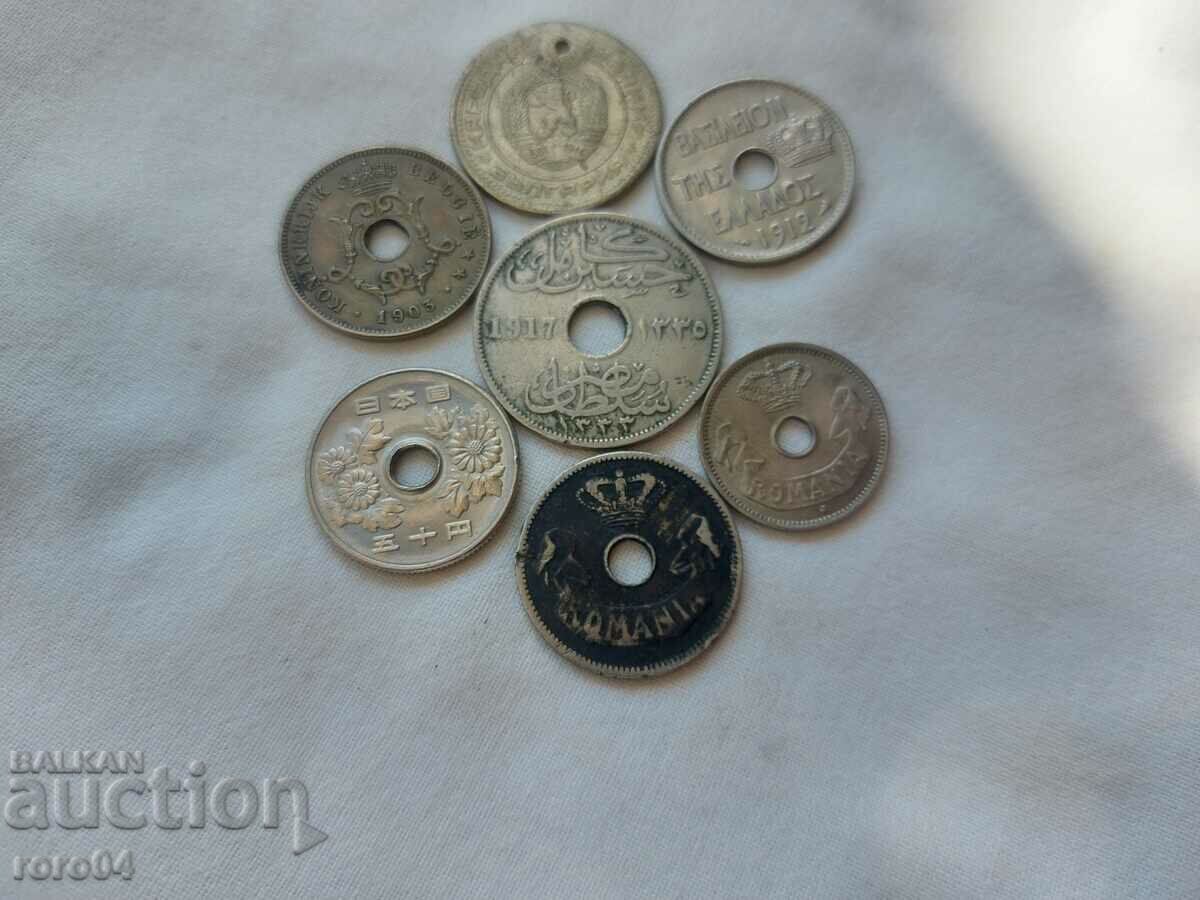 COINS WITH HOLES - 7 COINS WITH HOLES - 7