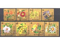 Branded stamps Flora Flowers 1966 from Burundi