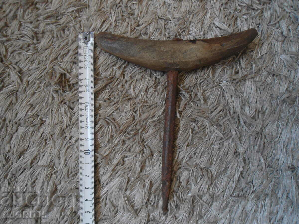 Старо свредло, маткап, дръжка от рог - 5 Старо свредло, маткап, дръжка от рог - 5