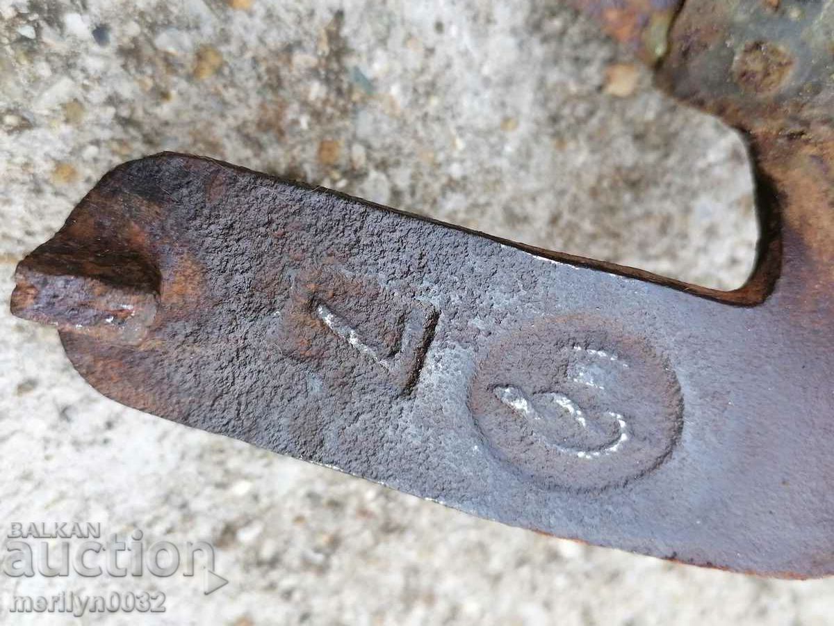 Hand-forged hair for cutting Austria-Hungary wrought iron - 6 Hand-forged hair for cutting Austria-Hungary wrought iron - 6