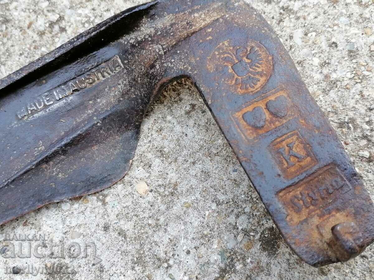 Hand-forged hair for cutting Austria-Hungary wrought iron - 7 Hand-forged hair for cutting Austria-Hungary wrought iron - 7