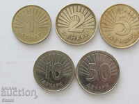 Σετ 1, 2, 5, 10 και 50 denars, Μακεδονία