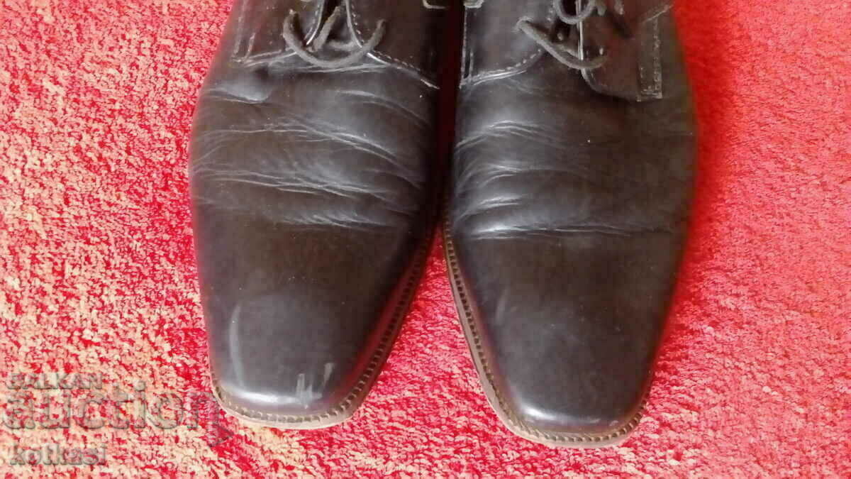 Men's leather shoes number 8/42 MANZ LEDER with price 10.50 BGN | € 5.37 Men's leather shoes number 8/42 MANZ LEDER with price 10.50 BGN | € 5.37