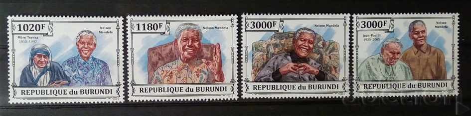 Μπουρούντι 2013 Προσωπικότητες / Νέλσον Μαντέλα 8 € MNH