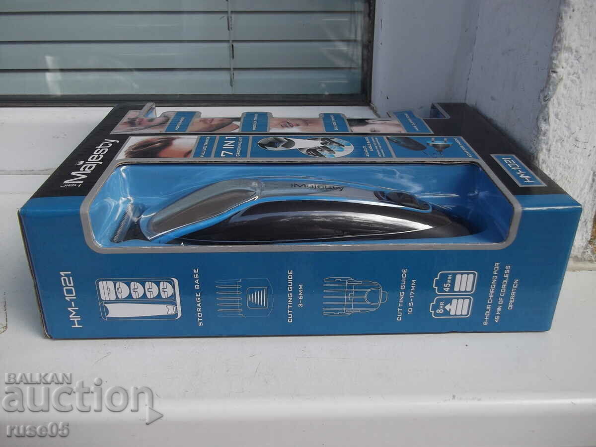 Auction Hair clipper "Hair Majesty HM 1021" new Auction Hair clipper "Hair Majesty HM 1021" new