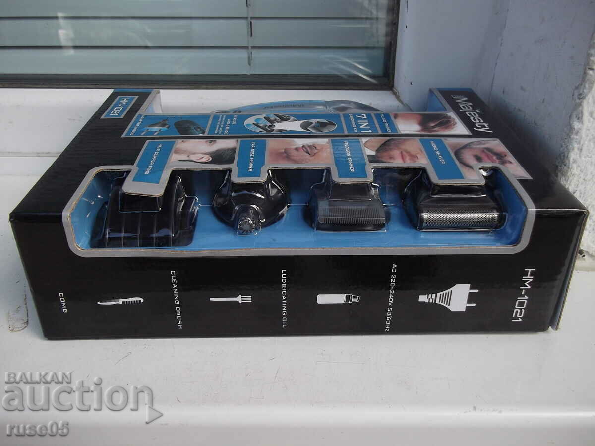 Delivery of Hair clipper "Hair Majesty HM 1021" new Delivery of Hair clipper "Hair Majesty HM 1021" new