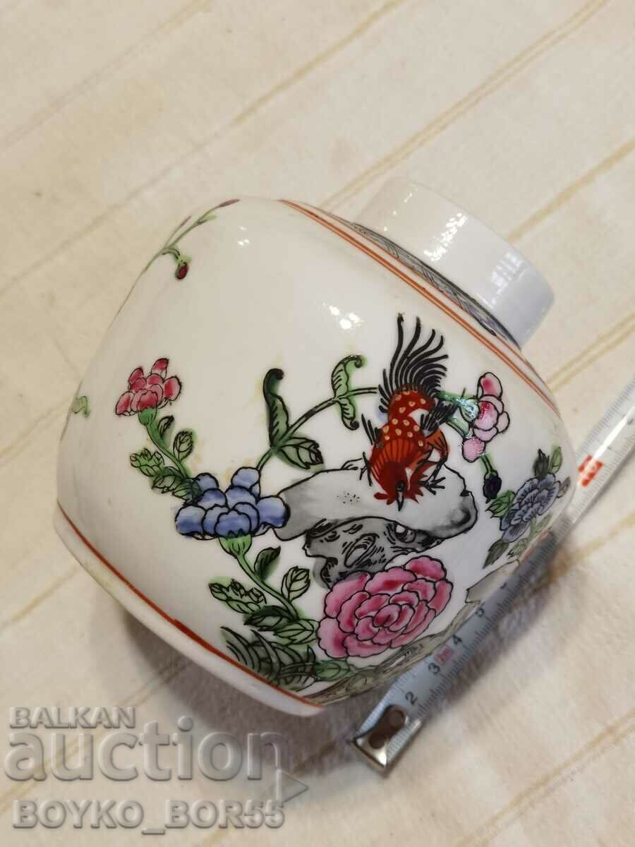 Auction Original Antique Japanese Vase SATSUMA Satsuma Roosters Auction Original Antique Japanese Vase SATSUMA Satsuma Roosters