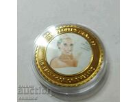 Moneda comemorativa placata cu aur Printesa Diana - REPLICA